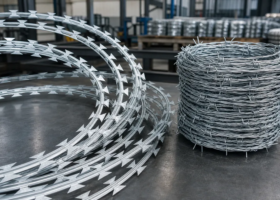 Razor wire and barbed wire roll coverage calculator cover