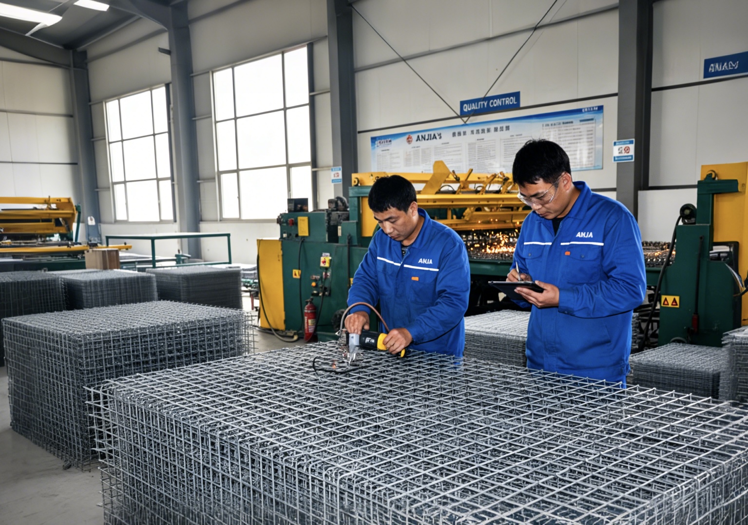 Wire mesh quality inspection