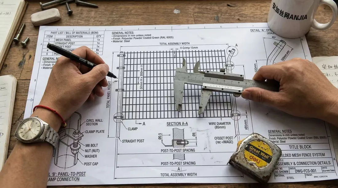 Precision customization for wire mesh products