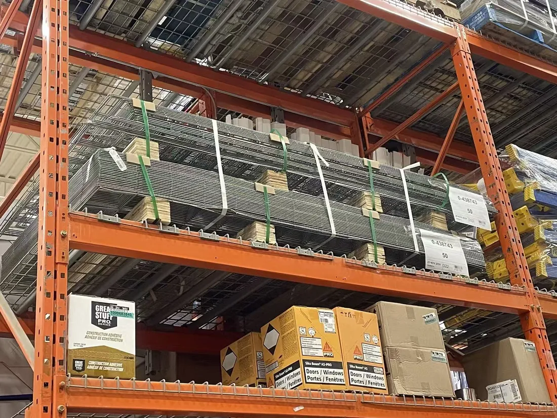 North America retail wire shelving project