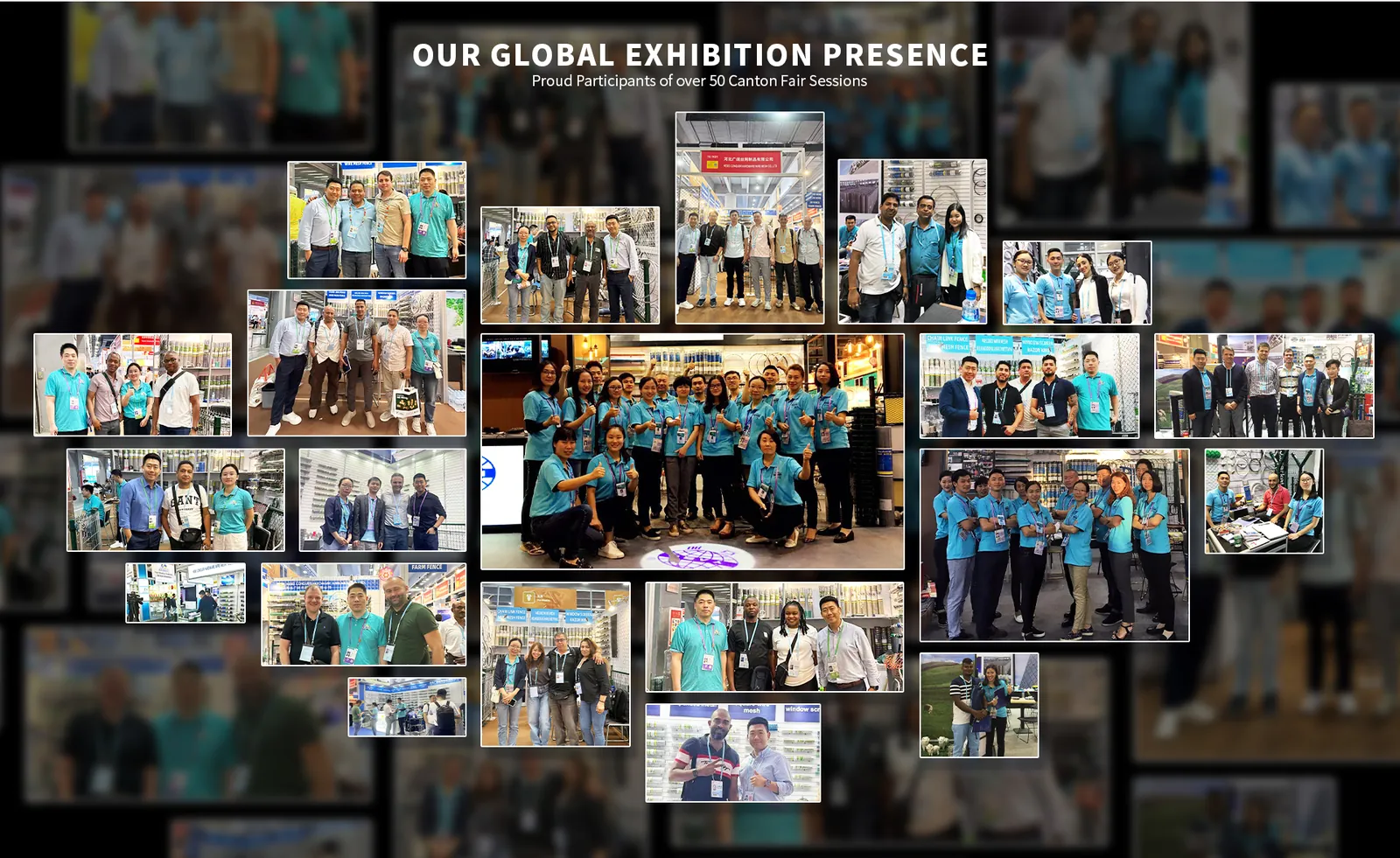 ANJIA global exhibition presence at international trade shows