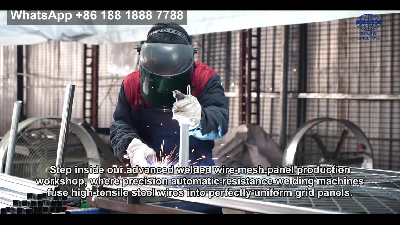 Welded Wire Mesh Fence Panel Welding