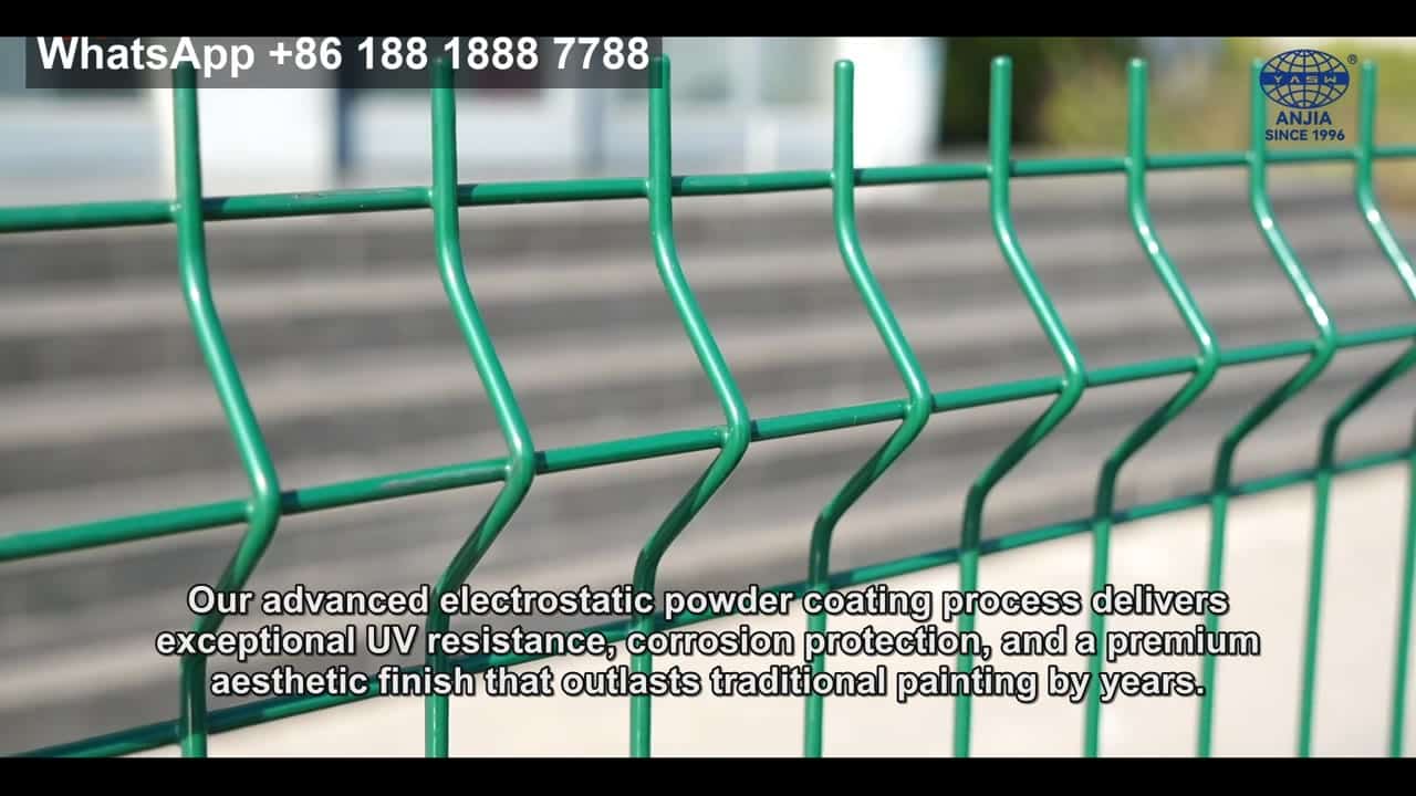 3D Welded Security Fence Panel Display