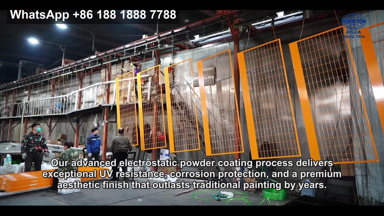 Fence Panel Powder Coating Production Line