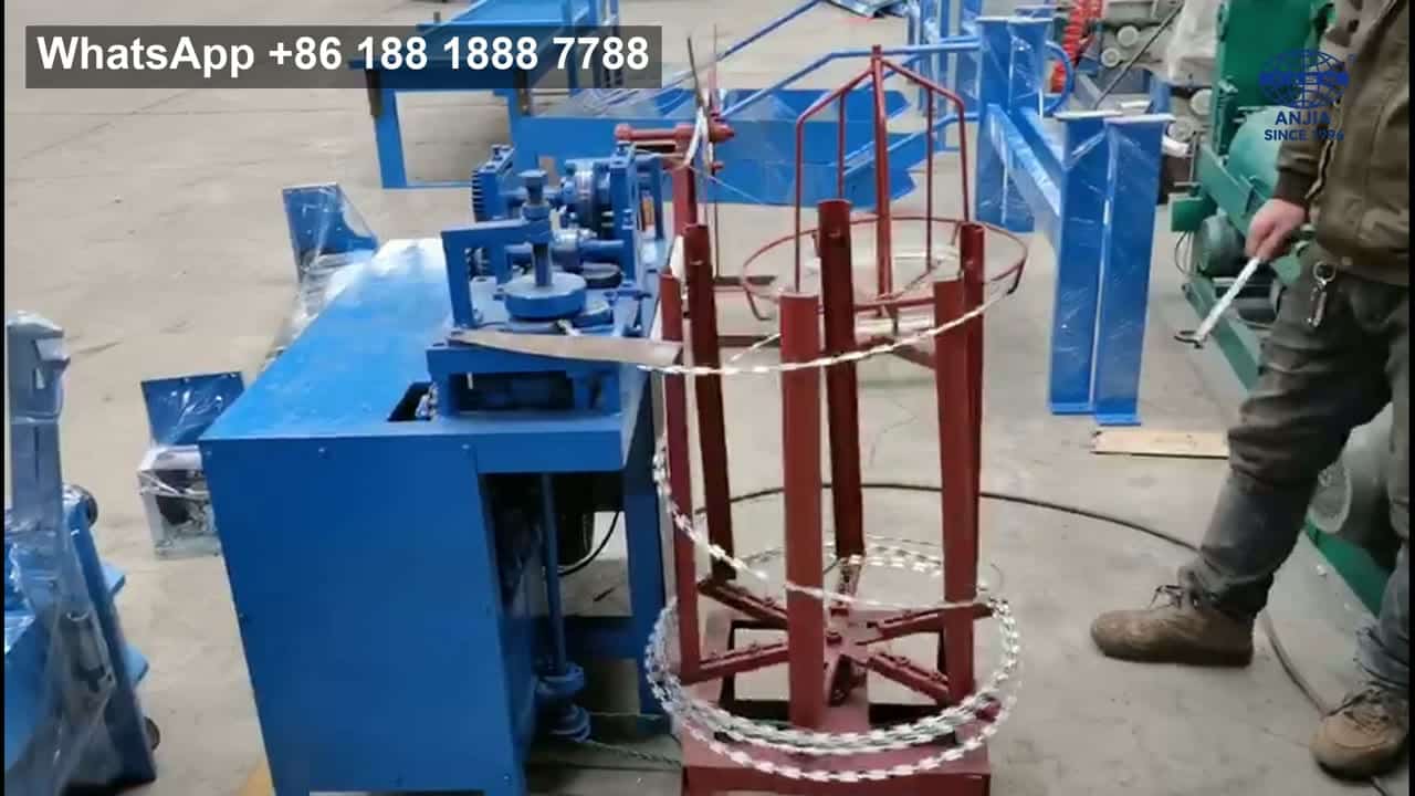 Razor Wire Rolling and Coiling Machine