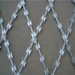 BTO-22 galvanized concertina razor wire with factory quality inspection tag