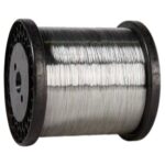 Narrow plastic spool loaded with thin stainless steel wire for filter mesh production | ANJIA