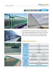 Anti-Glare Fence Single Product Brochure cover preview