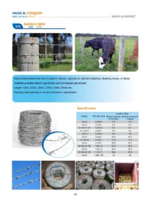 Barbed Wire Single Product Brochure cover preview