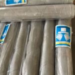 Aluminum window screen coil bundle with manufacturer label for residential anti-mosquito application | ANJIA GROUP