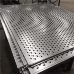 Custom perforated metal sheet with unique hole pattern for OEM machinery & equipment by ANJIA GROUP
