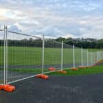 Temporary safety fence for construction site perimeter protection | ANJIA