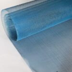 Blue enamelled iron wire window screen mesh for villa and construction project anti mosquito use | ANJIA
