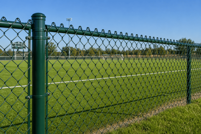 Chain Link Fence Applications: Sports Fields, Construction Sites, Farms and Perimeters