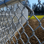 Hot dipped galvanized chain link fence for tennis court perimeter security and boundary enclosure | ANJIA