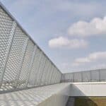 Precision welded anti-glare fence mesh structure detail inspection by ANJIA GROUP
