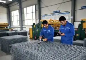Wire mesh specification measurement check