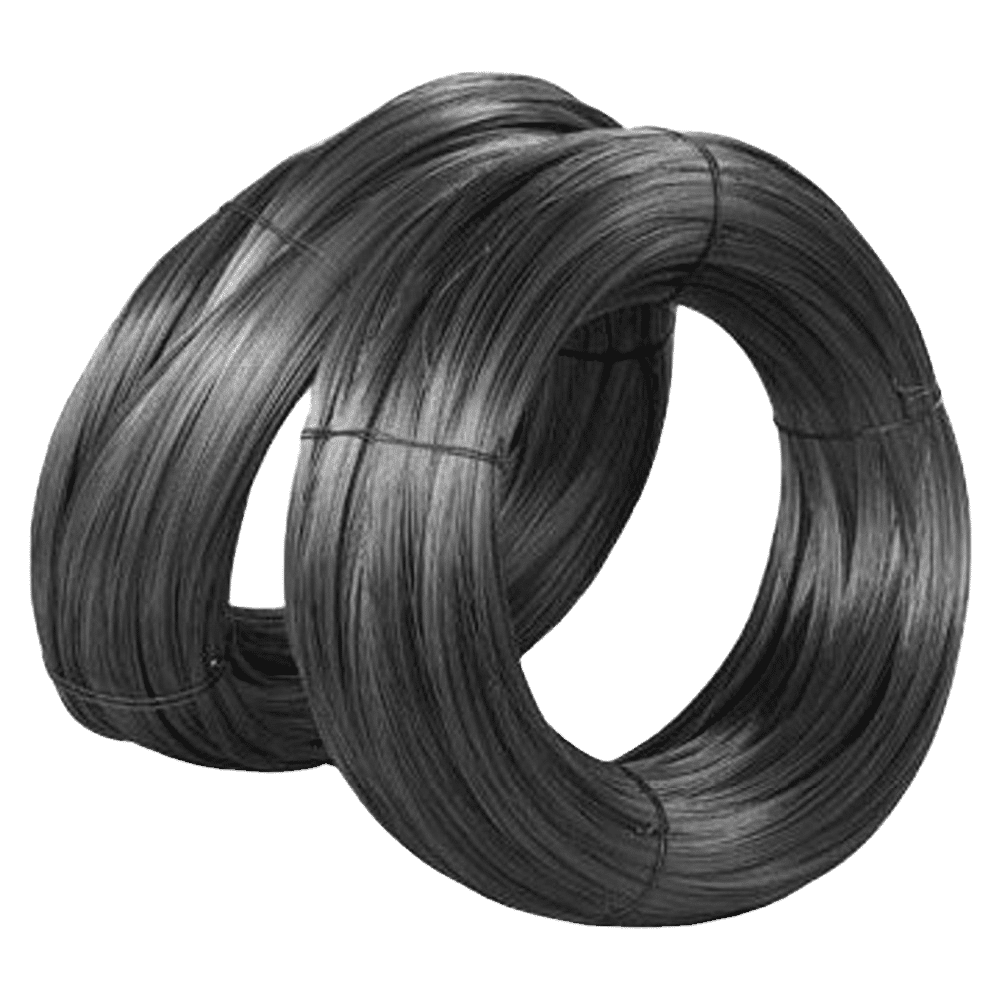 Two coils of soft black annealed iron wire for wholesale construction binding | ANJIA