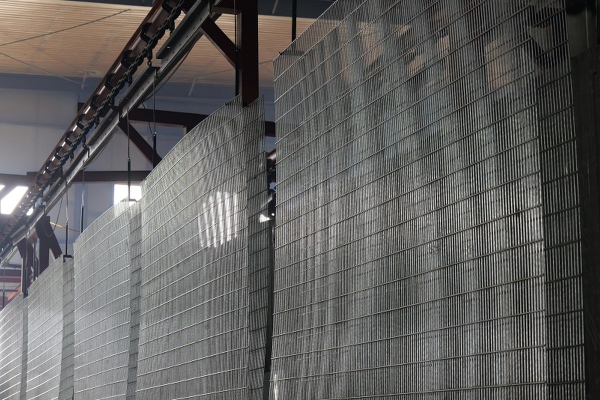 Welded fence panel production reference for fence style and sample review