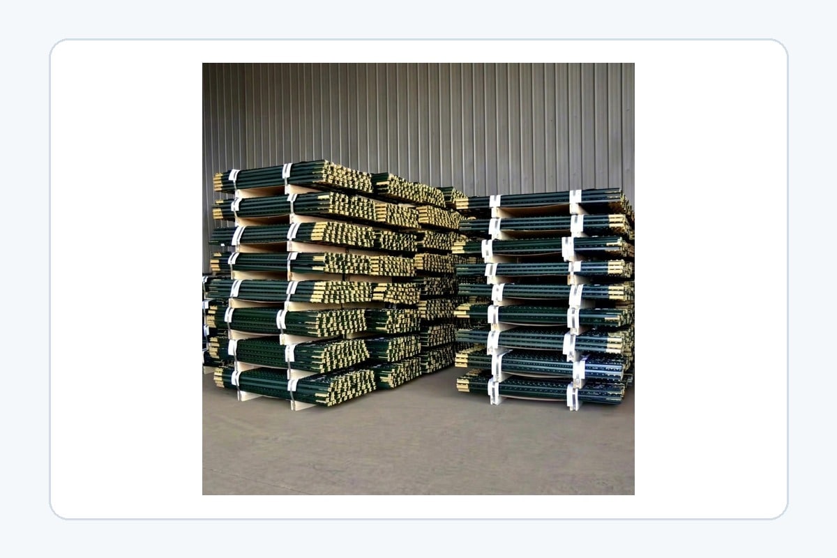 Fence post product gallery reference for Euro fence and garden gate RFQ planning
