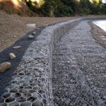 Stone filled galvanized gabion mattress laid on river slope for riverbank erosion control and water conservancy construction | ANJIA