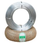 Galvanized iron wire coil with hessian packing for export shipment