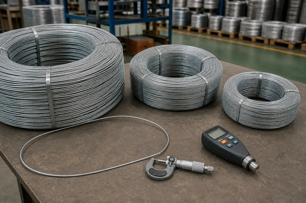 Galvanized wire surface and gauge review