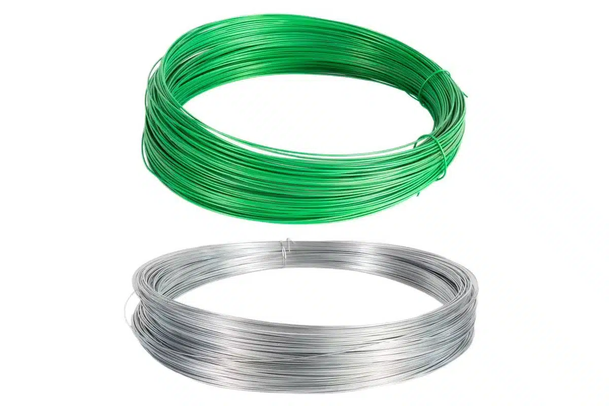 Core wire and PVC coating route comparison