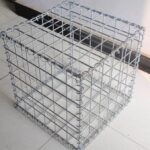 hot dipped galvanized welded gabion mesh box cage structure display for stone retaining engineering | ANJIA