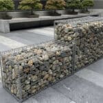 Hot dipped galvanized welded gabion box filled with natural stones for garden landscape retaining wall | ANJIA