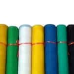 Assorted colorful PVC plastic insect screen mesh rolls for window and door use | ANJIA