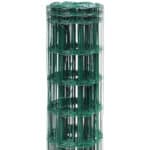 Vertical standing full roll of green PVC coated holland wire mesh fence for bulk wholesale export supply | ANJIA