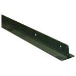 Green PVC coated steel T fence post with pre-drilled holes for farm wire mesh fencing installation | ANJIA