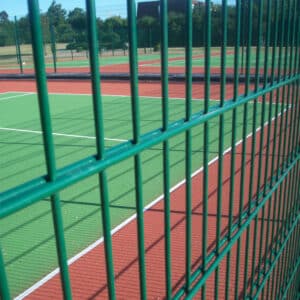 Installed sports court perimeter reference