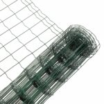 Full roll of green PVC coated euro holland welded wire mesh fence product for wholesale supply | ANJIA