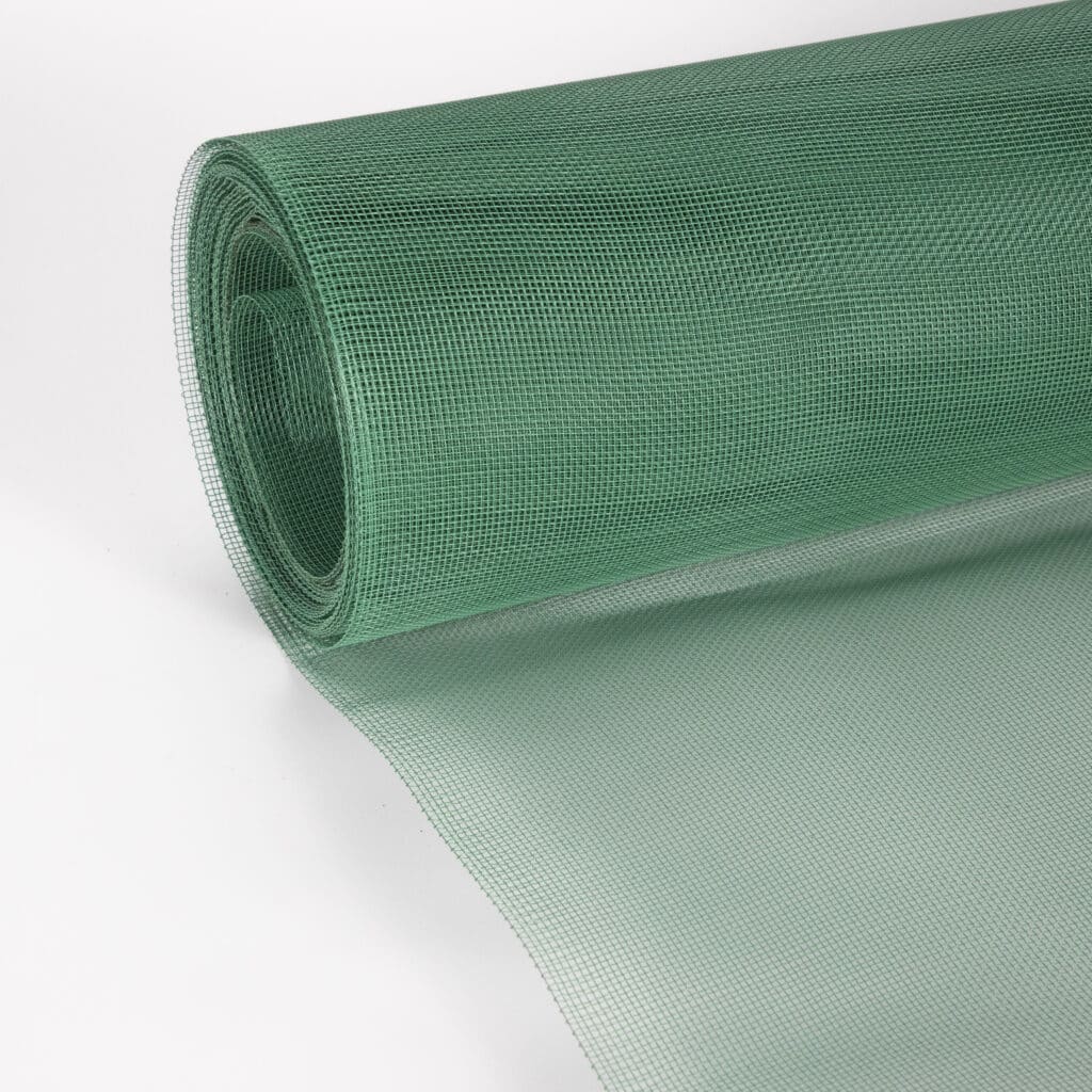 Light green enamel coated iron wire window screen roll for residential anti mosquito door and window protection | ANJIA