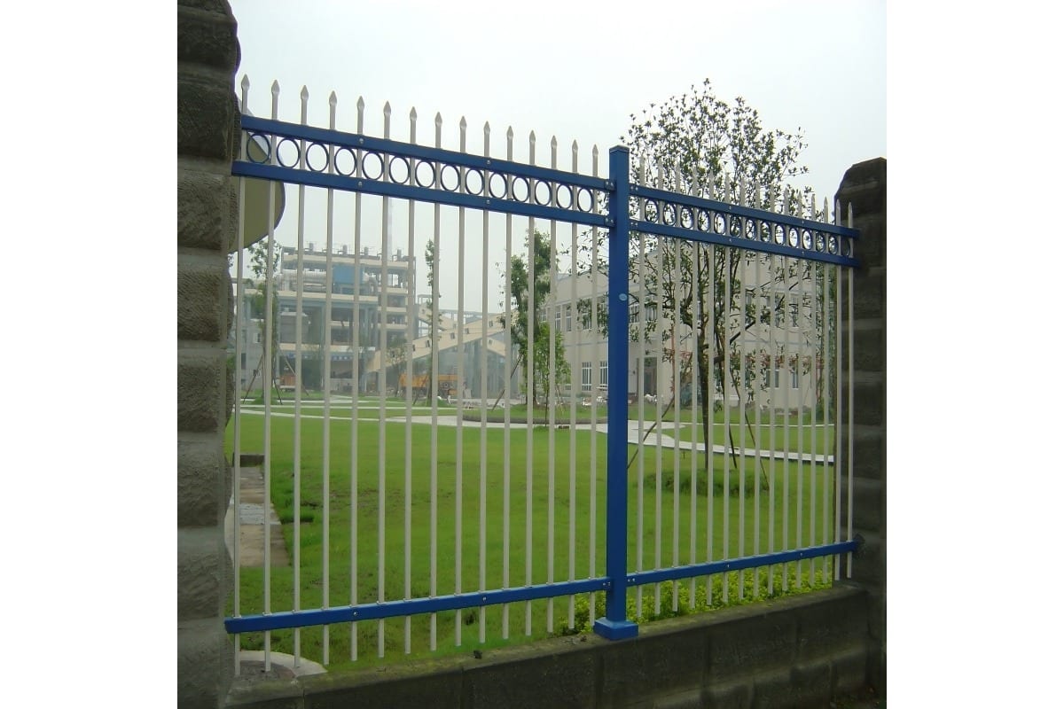 Railing fence product gallery reference for comparing related facility barrier panel choices