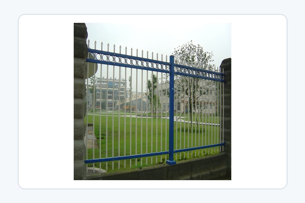 Railing fence panel profile reference