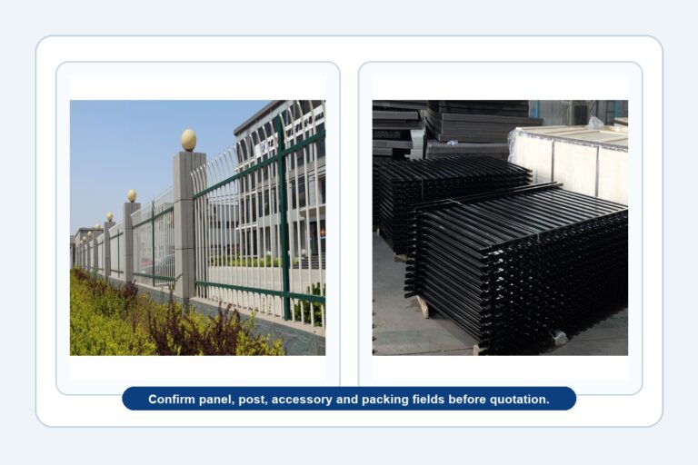 Railing Fence RFQ Checklist for Barrier Panel Facility Projects