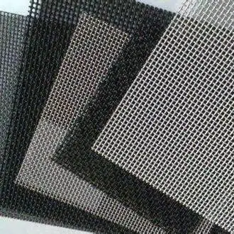 Security screen mesh opening and surface reference
