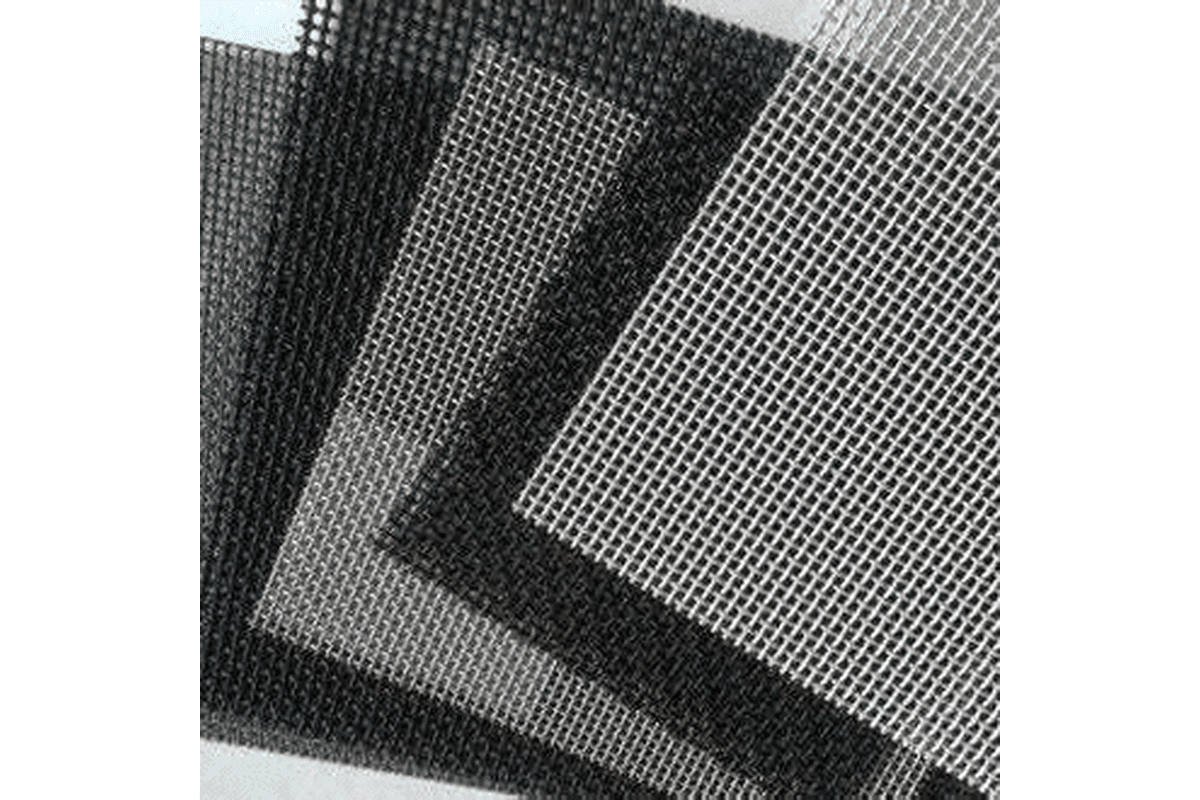 Security screen mesh diamond hole close-up product reference for protective window mesh comparison