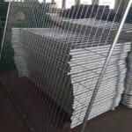 Classification chart displaying multiple structural types of temporary fence panels | ANJIA