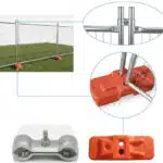 Temporary fence foot and clamp accessory review