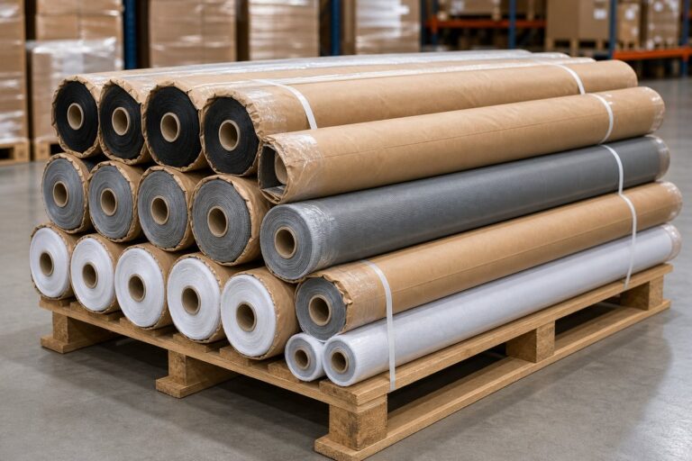 Window Screen Roll Packing: Width, Core, Labels, Cartons and Pallet Checks