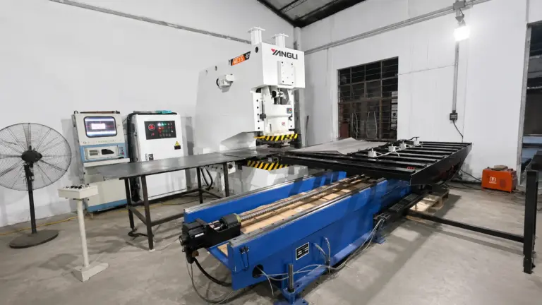 ANJIA Adds a 63-Ton Deep-Throat Punching Press for Custom Perforated Metal Sheets