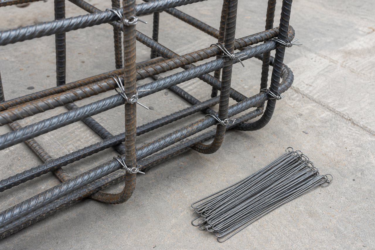U type cut wire used for rebar tying and construction binding application