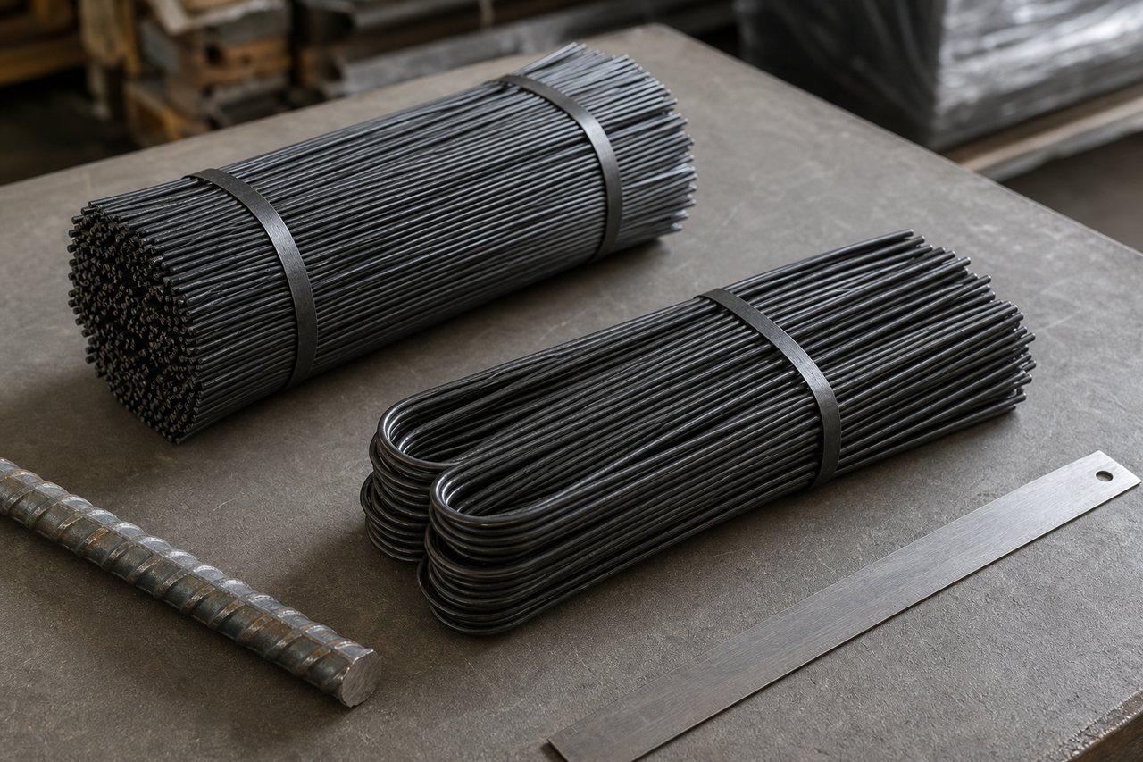 Straight cut wire and U type cut wire bundles for cut length and diameter buying guide
