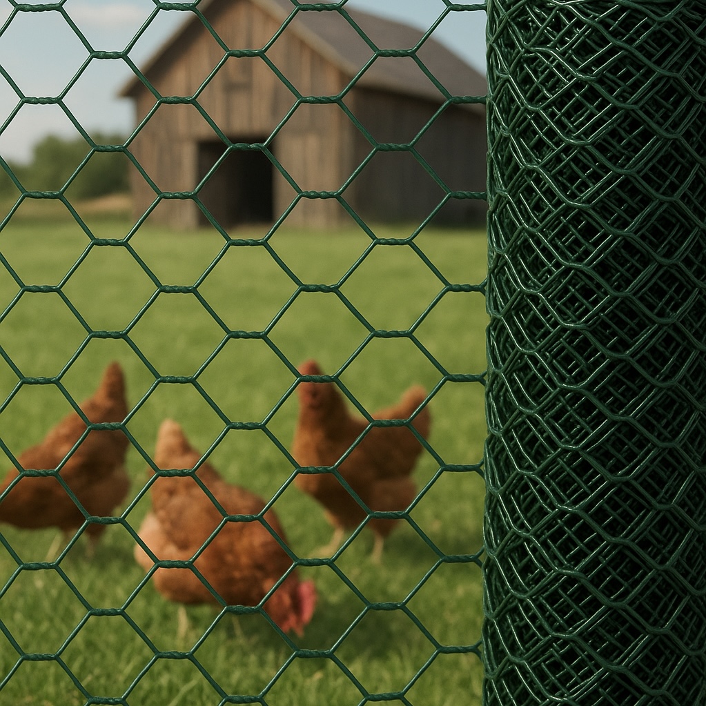 Hexagonal wire mesh product page path